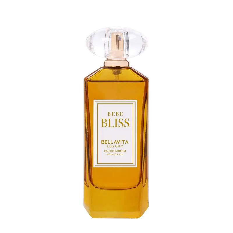 BellaVita Luxury Bebe Bliss Eau De Parfum | Modern Spicy Vanilla Perfume | Notes of Pink Pepper, Saffron, Vanilla & Suede | Playful, Sensual & Long-Lasting Fragrance