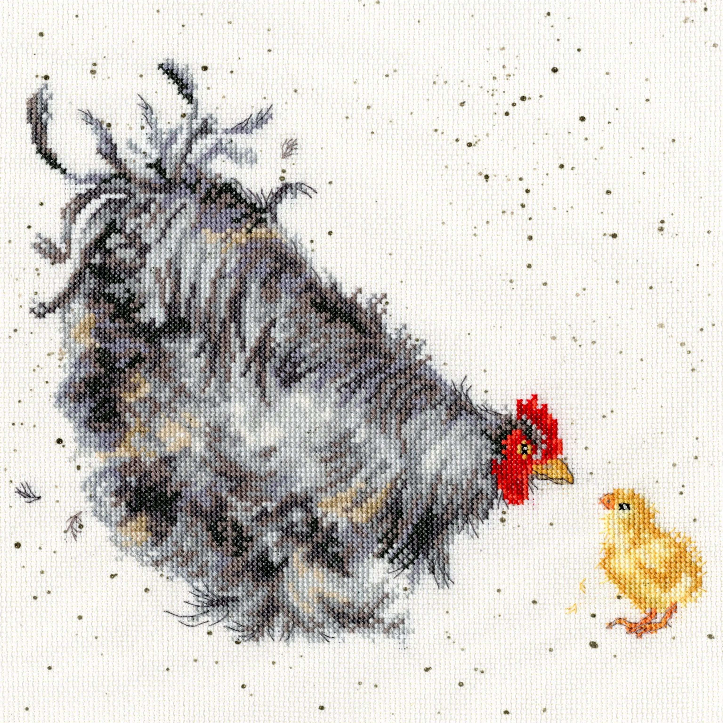 Mother Hen Counted Cross Stitch Kit by Bothy Threads XHD50