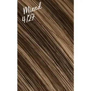 Nano Ring Hair Extensions Double Drawn Remy Hair Mixed 4/27