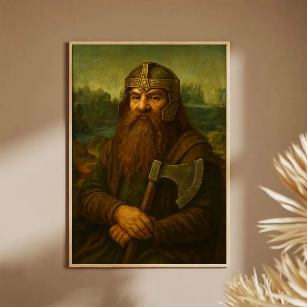 The Gimli Mona Trendy Funny Wall Art Poster Home Decor Wall decor