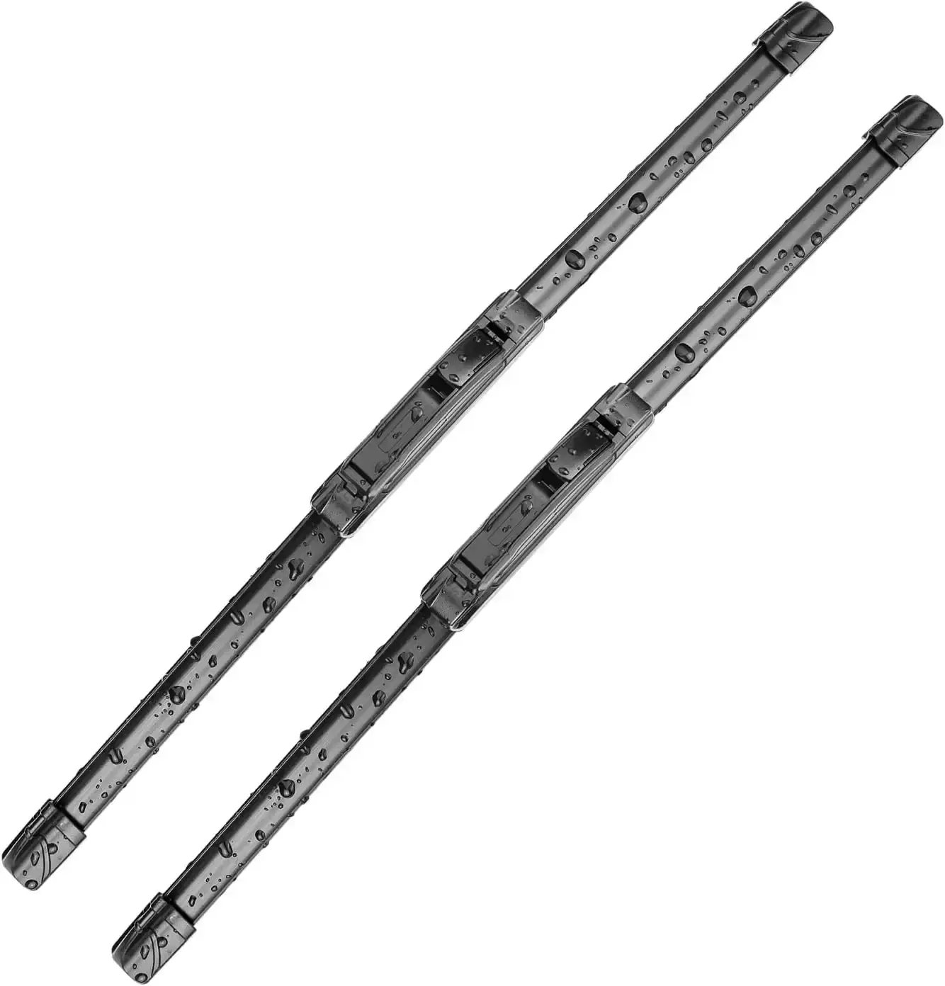 26''+18'' Front Windshield Wiper Blades Compatible with 2012-2017 Toyota Camry, 2004-2009 Toyota Prius,2016-2020 Honda Civic OEM QUALITY Premium All-Season Automotive Replacement Wipers (Pack of 2), 26+18 Size, Blades Pack