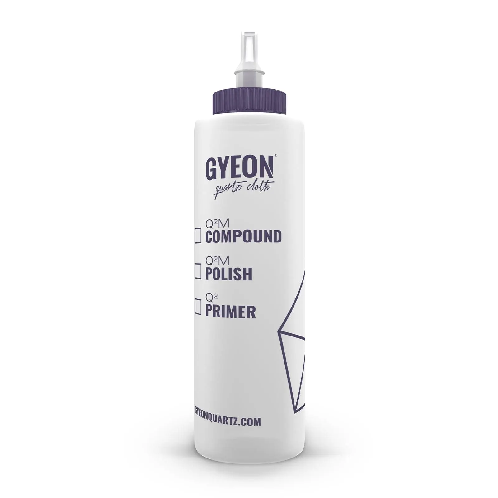 GYEON Q²M Handheld Dispenser Bottle - Q²M Model, GYEON-Ready ID, Handy Size, Flexible Material, Easy Close Top, Precise Dosing, Fits Car Polisher Tool & Automotive Polishing Accessories (Default, None)