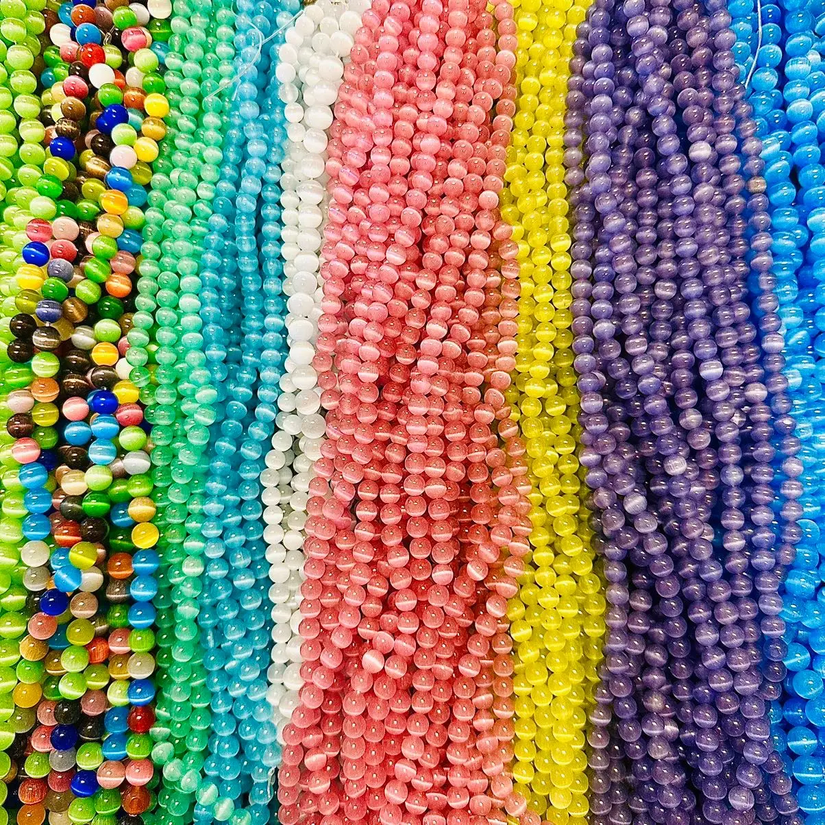 Moon Glow Glass Bead Collection - DIY Arts&Crafts string beads