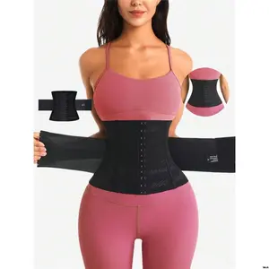 Women’s double-layer waist trainer/shaping faja belt for slimming — sports corset wrap (Style 1)