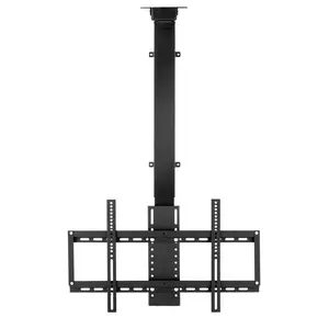 VEVOR Motorized Ceiling TV Mount, TV Wall Mount for 32 to 55 Inch TV, Electric Adjustable Ceiling TV Mount, Motorized Flip Down TV Mount Bracket with Max VESA 24 x 16 in, Fits TVs Up to 120 lbs