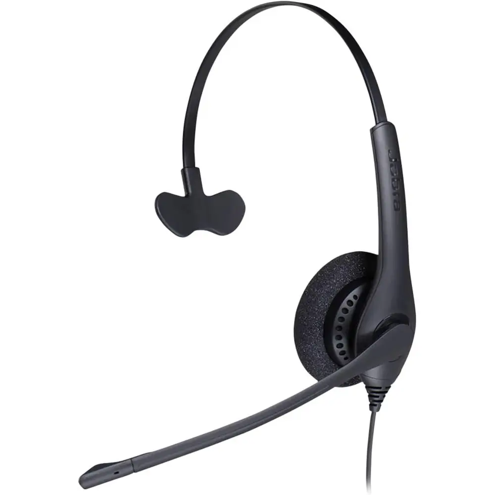 Jabra BIZ 1500 Mono ONO QD Corded Headphone - Noise-Reducing Corded Headset for Cost-Conscious Contact Centers