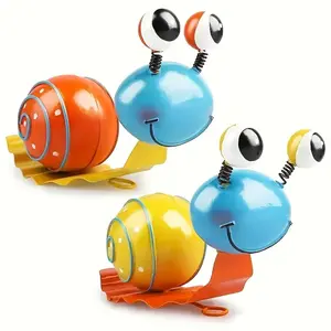 Metal Snail Sculpture, Colorful Garden Decor, Exterior Decorative Statues, Indoor & Outdoor Yard Art, Cute Insect Design, Durable Metal Craftsmanship, Garden Gnome Statue