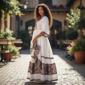 Ethiopia and Eritrean traditional dress  Womenswear Casual