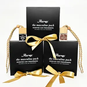 Car Air Freshener Hanging 2 Pack,Mahogany Teakwood Essential Oil Diffuser for Car, Car Air Freshener Cute, 60+ days Long Lasting Air Freshener for Car And Women|Man, car accessories Made in USA