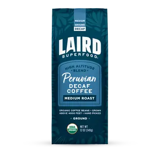 Organic Peruvian Medium Roast Decaf Ground Coffee Organic Peruvian Medium Roast Decaf Ground Coffee