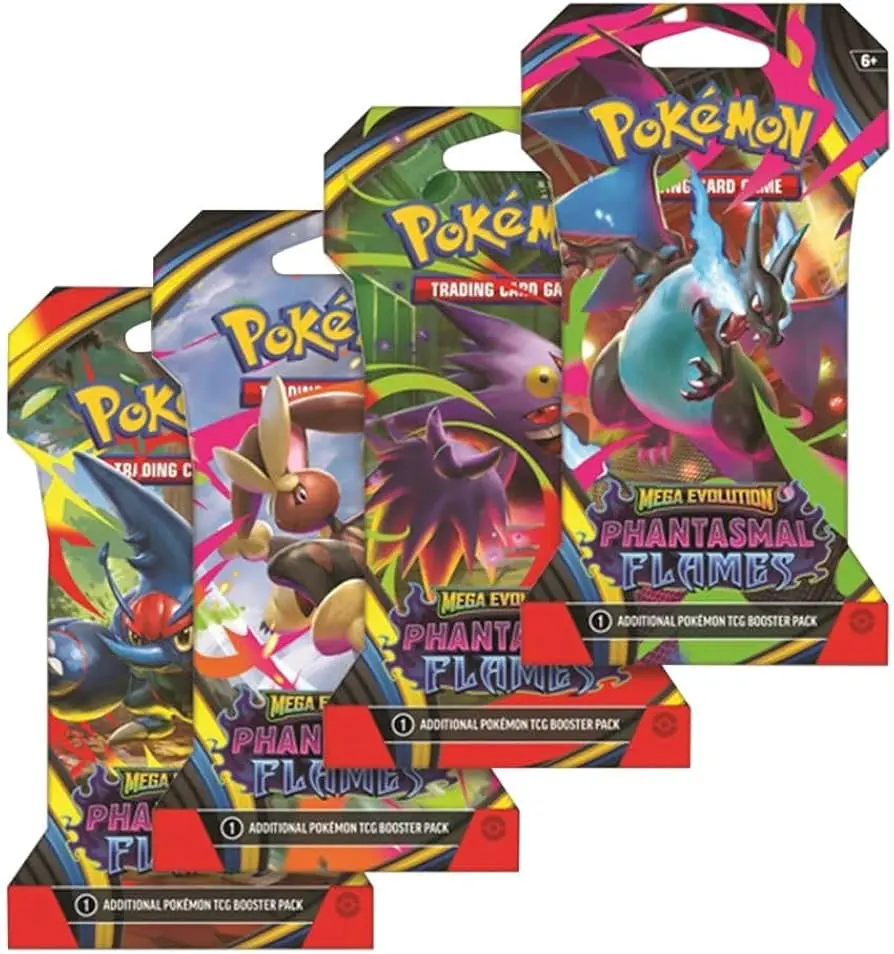 Phantasmal Flames Sleeved Booster Pack x4
