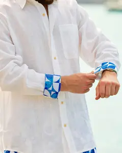 The Greece - Long Sleeve Linen Shirt