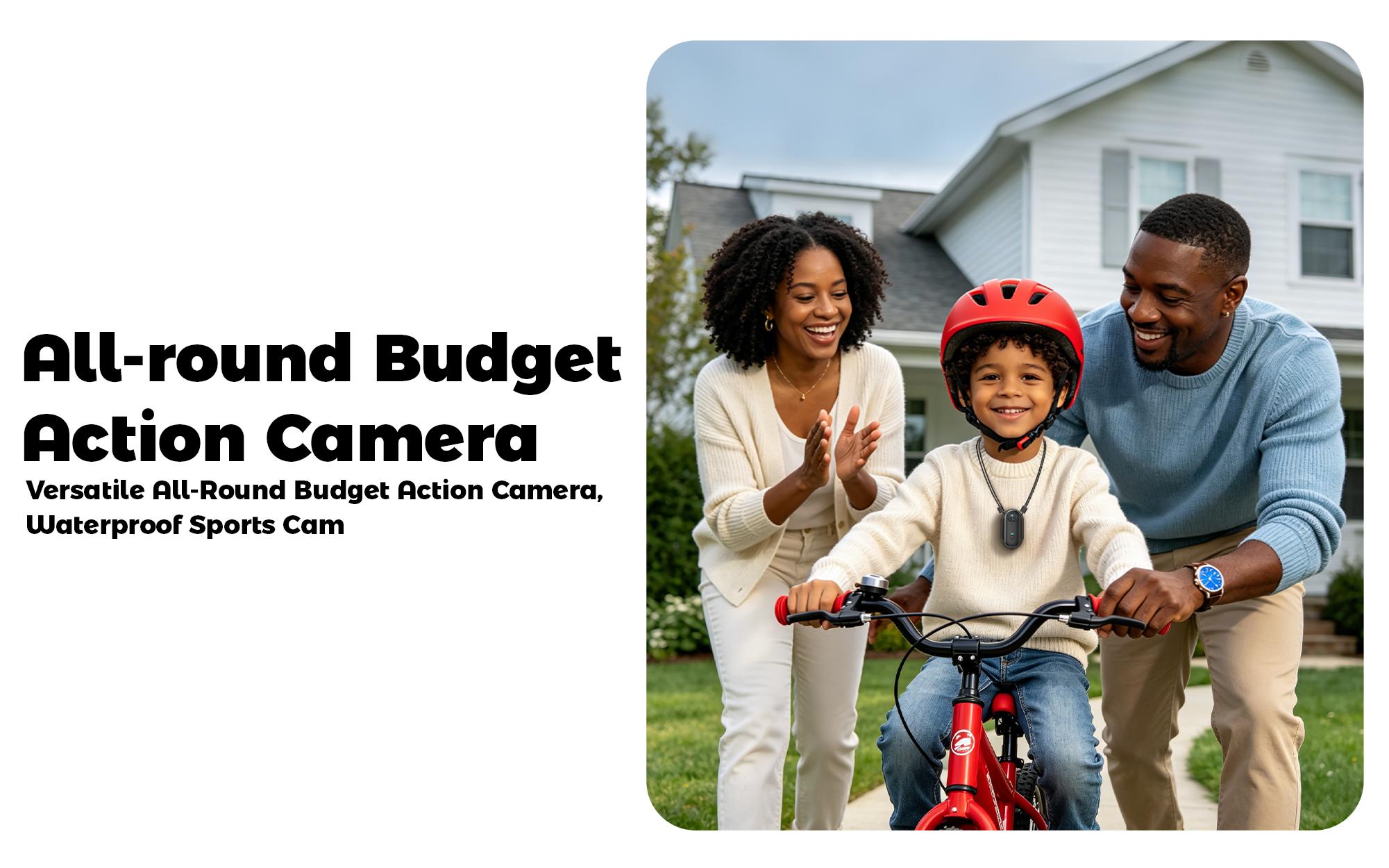 NUISK Thumb Action Camera, Portable POV Body Cam, Ultra Compact, Hands-Free, Magnetic Mount. Ideal for Cycling, Pets, Vlogging. Supports U3+ Card, Waterproof. Perfect Gift for Beginners. Spring Renewal. tiktokshopspringglowup