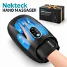 Nekteck Hand Massager with Heat and Compression, 6 Massage Mode, Massage for Wrist, Palm and Finger, Gifts for Women Men (Rechargeable)