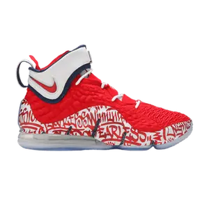 Nike LeBron 17 'LeBron 4 Red Graffiti'