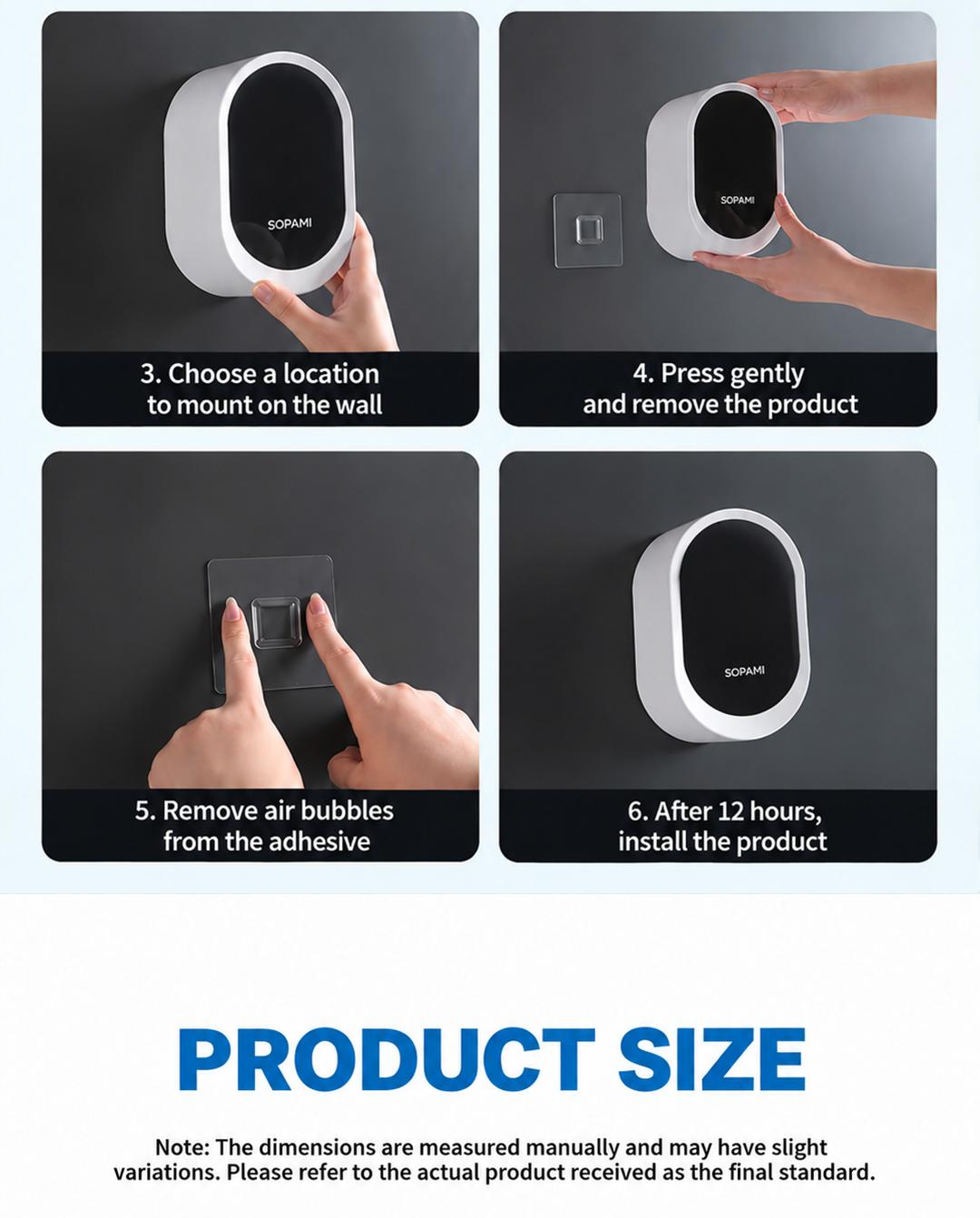SOPAMI Disposable Toilet Scrubber Brush Kit - 1 Handle + 32 Refill Heads (16 Option Available), No-Touch Rotating Scrubber, Self-Clean Pad, Holder, Toilet Cleaning System for Under-Rim & Corners, Ideal for Busy Home Bathrooms,sohochic