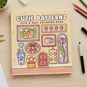 1-piece adult coloring book, with a warm and comforting style. Featuring adorable pet scenes, this coloring book offers a relaxing and stress-relieving experience, perfect for home leisure and entertainment. A perfect gift!