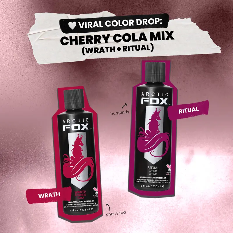 Arctic Fox Bundle - VIRAL COLOR DROP: The Cherry Cola Mix (Wrath + Ritual)