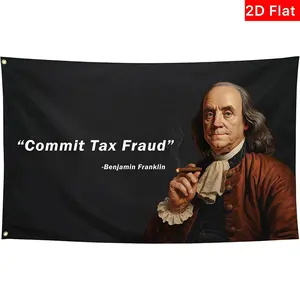 Funny Banner Flag, Commit Tax Fraud Quote, University Dormitory Decor, Bedroom Wall Art, Indoor Outdoor Garden Gift, Wall Hanging Tapestry, Decorative Tapestry, Polyester Tapestry