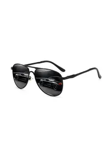 The latest trendy vintage-style sunglasses made of magnesium-aluminum alloy frame, suitable for both men and women, available in multiple colors, UV400 lenses protect eye health, stylish appearance enhances personal image.