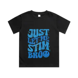 Autism Awareness Kids Boys Cotton T-shirt, Graphic Print Round Neck Short Sleeve Casual Tee for Boys Girls
