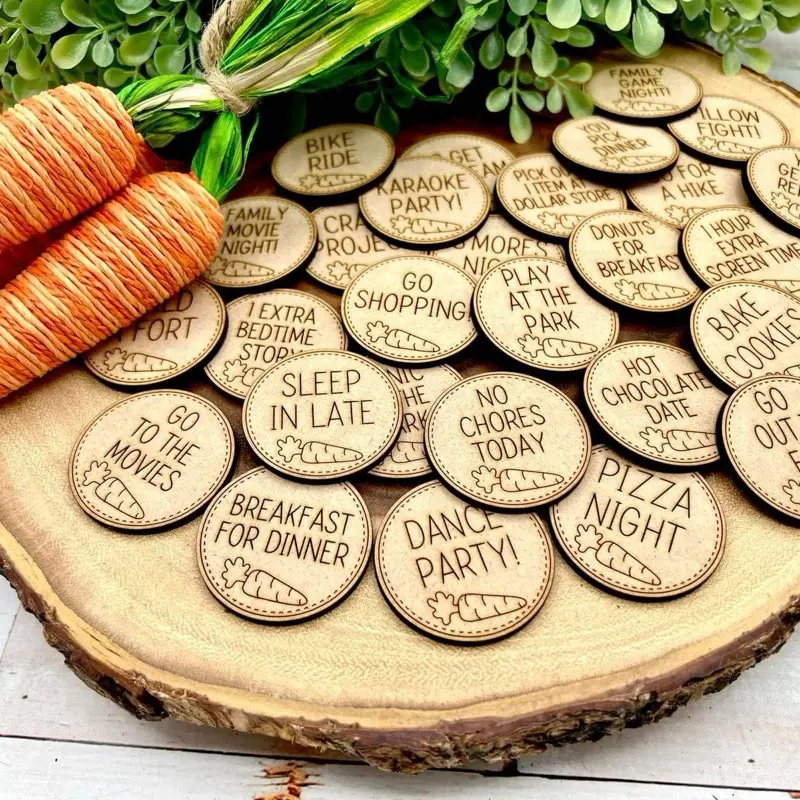 Easter Tokens for Easter Eggs- Easter prize tokens, Easter eggs, prize tokens