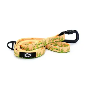 Euro Dog | Outdoor Style Nylon Dog Leash with Locking Rope Aluminum Carabiner & D-Ring for Bottle Opening Perfect for Outdoor Adventures