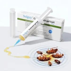 Sulguy Cockroach Gel Bait, 1 Tubes x 30-Grams, 1 Plunger and 1 Tips, German Roach Insect Pest Control, Indoor and Outdoor Use, Roach Killer Gel for American, German and Other Major Cockroach Species