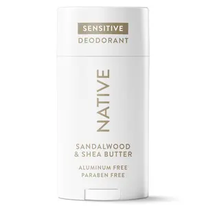 NATIVE Sensitive Deodorant Stick – Baking Soda Free, Aluminum‑Free, All‑Day Odor Protection