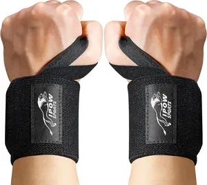 18'' Professional Wrist Wraps for Weightlifting 2 Pack(IPF Approved), Heavy Duty Gym Wrist Straps for Working Out, Weight Lifting Wrist Brace for Men & Women, Wrist Support with Thumb Loop