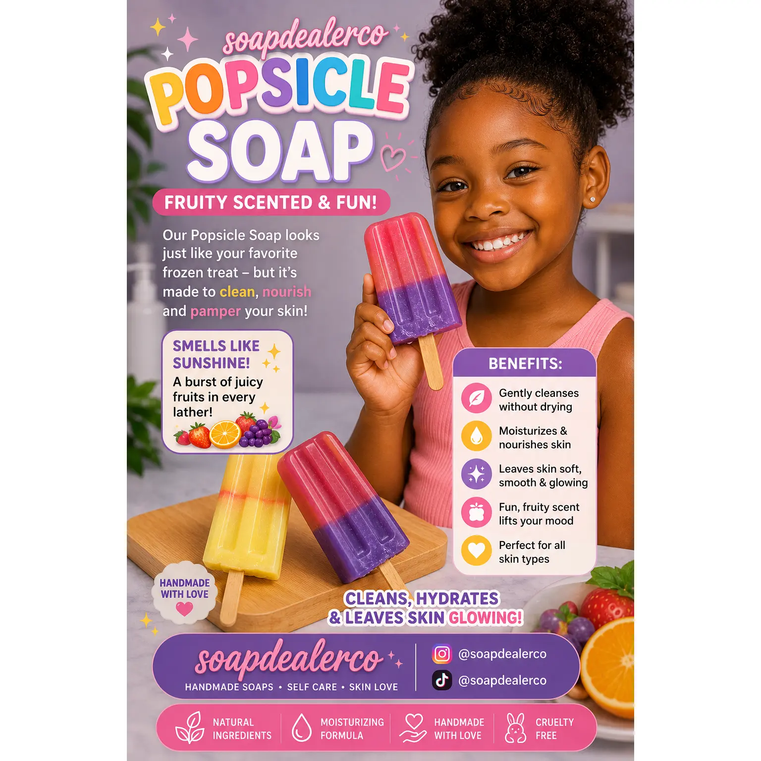 🍭🧼 Popsicle Soap