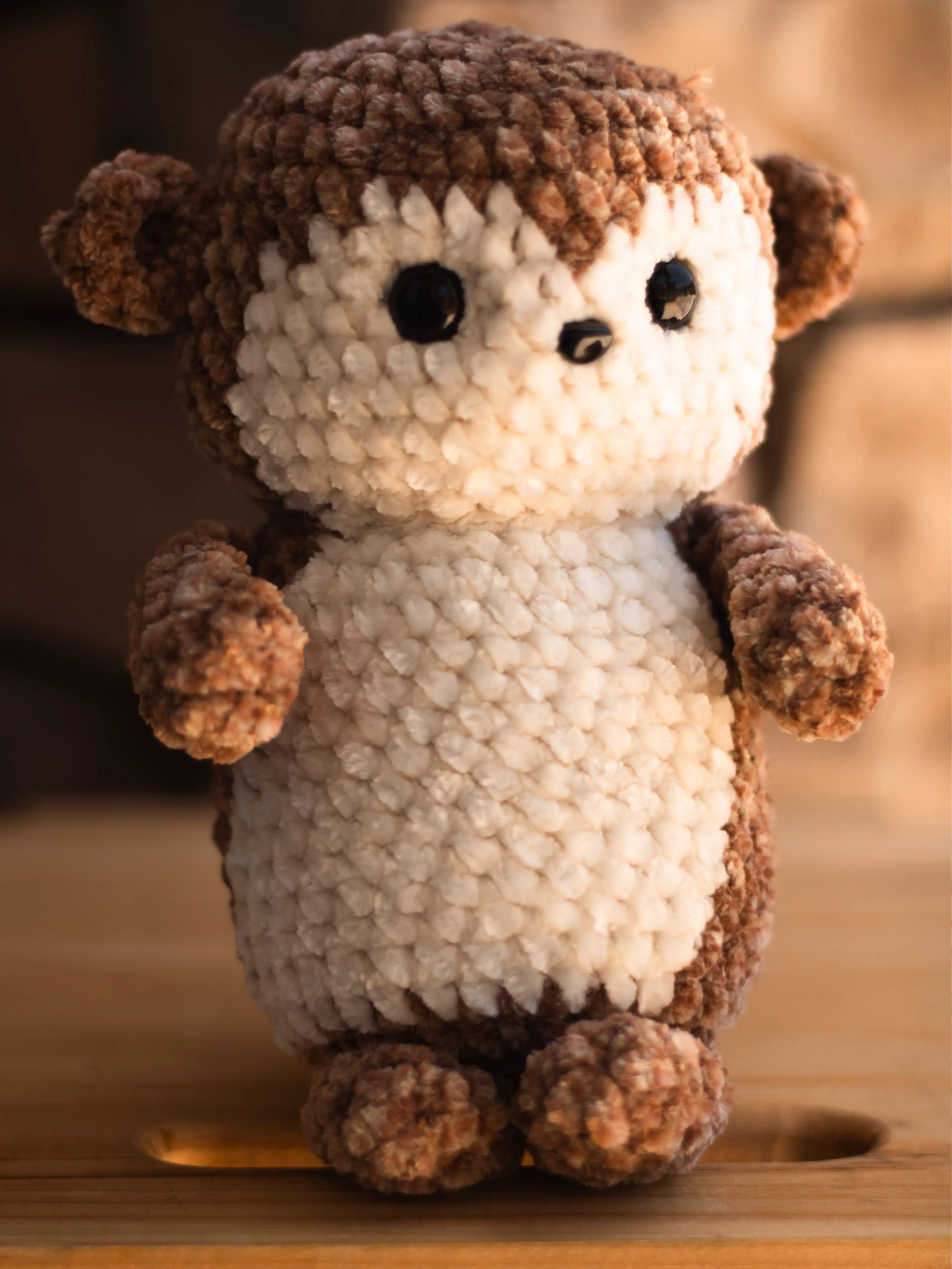 Handmade Crocheted Chubby Meerkat