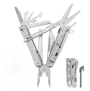 Multi-Tool  20-in-1 Folding Pliers Xhandle MT-10  Mini Saw Screwdrivers Openers Outdoor Camping Tool,440A Steel Cutting Tool & Scissors
