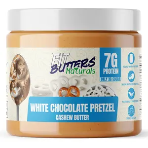 Fit Butters Naturals White Chocolate Pretzel Cashew Butter Fit Butters Naturals White Chocolate Pretzel Cashew Butter
