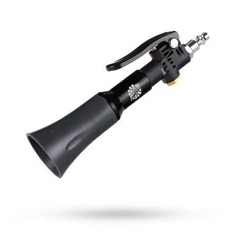 The Rag Company Ultra Mini Air Blaster - Metal, Compact, Disassemblable Automotive Interior Detailing Tool for Dirt Blasting, Durable Ergonomic Design for Automotive Users