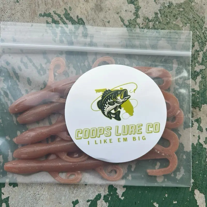 Skin color soft plastics lizard fishing lures