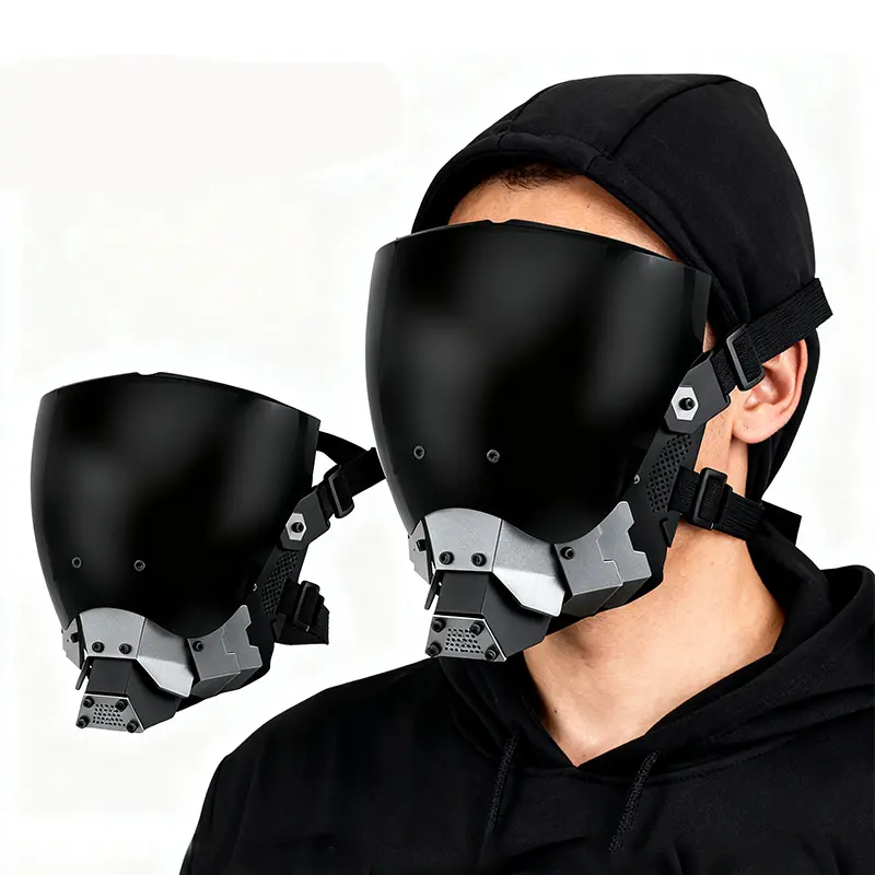 Full Face Mask, Double Sided Breathable Tactical Mask, Party Cosplay Mask, Festival & Party Supplies, Tactical Windproof, Protective Gear, Motorcycle Jacket, Halloween