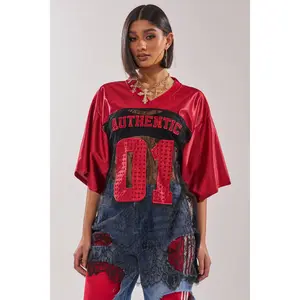 IT GIRL LACE JERSEY DRESS