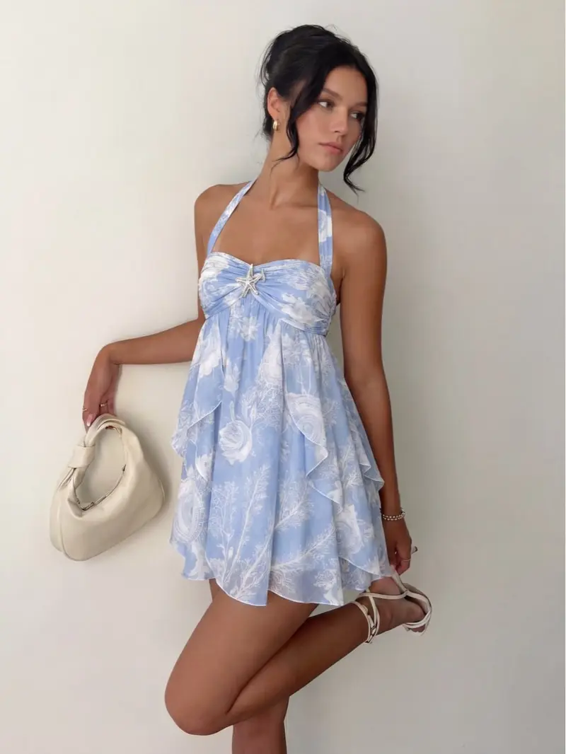 blue dress summer mini - TikTok Shop blue dress summer mini - TikTok Shop