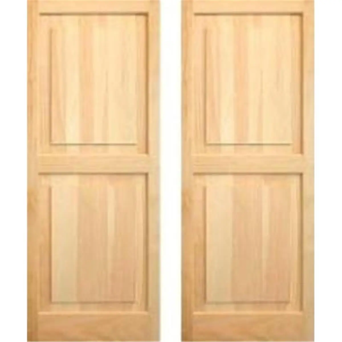 212 MAIN Stylish Raised Panel Wood Exterior Shutters, 15 x 43 in, Heavy Duty White Pine with No Finger Joints, Decorative Hardware Available