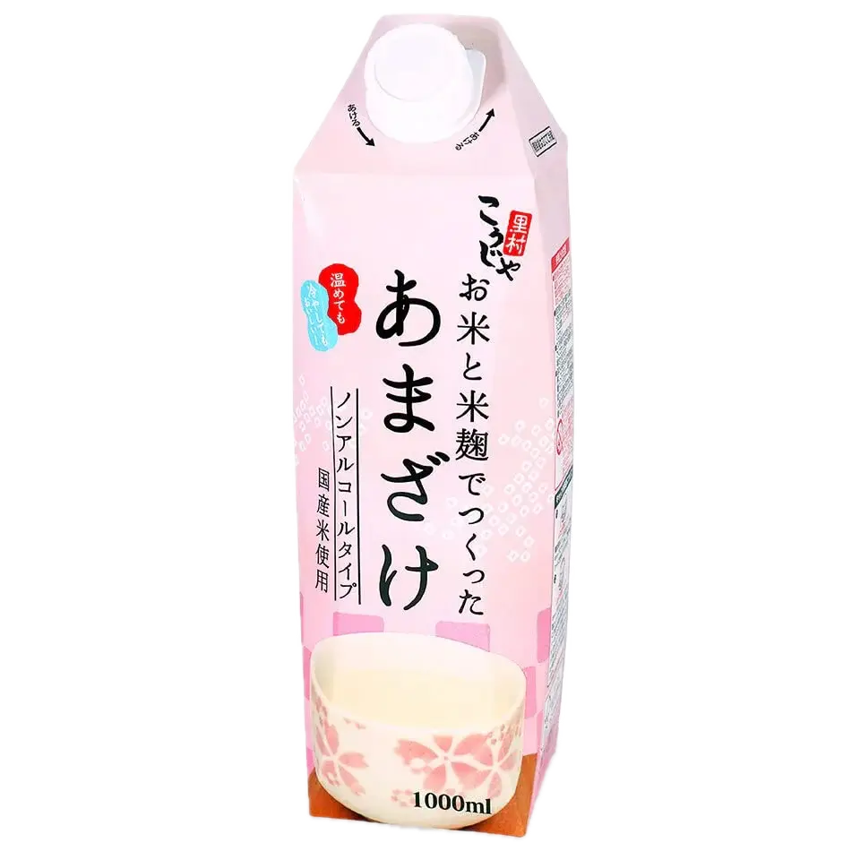 Amazake All-Natural Fermented Rice Koji Drink, no added sugar, non-alcoholic rice milk.