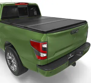 YITAMOTOR FRP Hard Tri-Fold Truck Bed Tonneau Cover for Nissan Frontier NO México 2005-2025 5 ft Bed Easy Install & All-Season Protection Car Protector