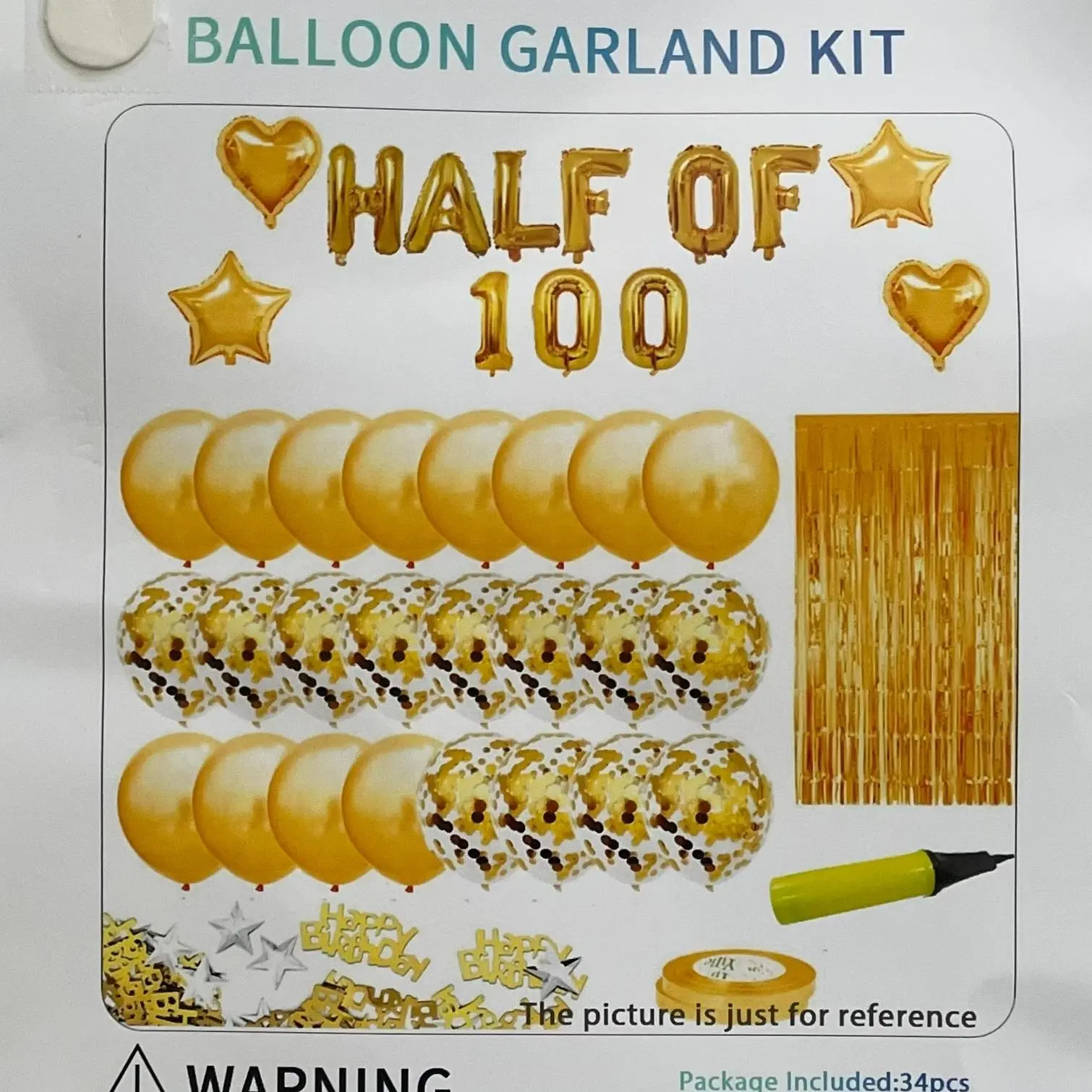 50th Birthday Balloons