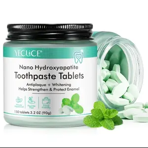 150pcs Nano Hydroxyapatite Toothpaste tablets , oral care toothpaste tablet for travel
