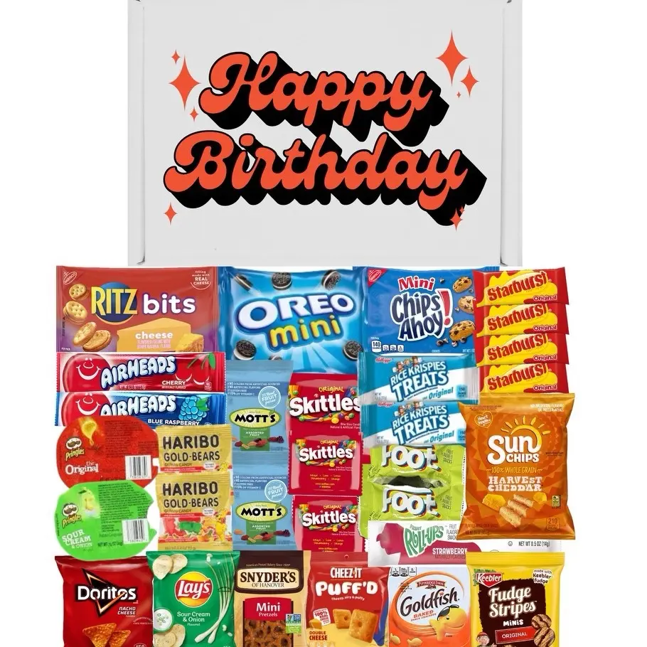Happy Birthday Snack Size gift box Multipack