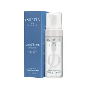 [INERTIA] The Pure 3X Microbiome pH-Balanced Feminine Wash with Pre & Probiotics, Mannose & Cranberry Extract, 150ml, Hypoallergenic & Safe for Daily Use