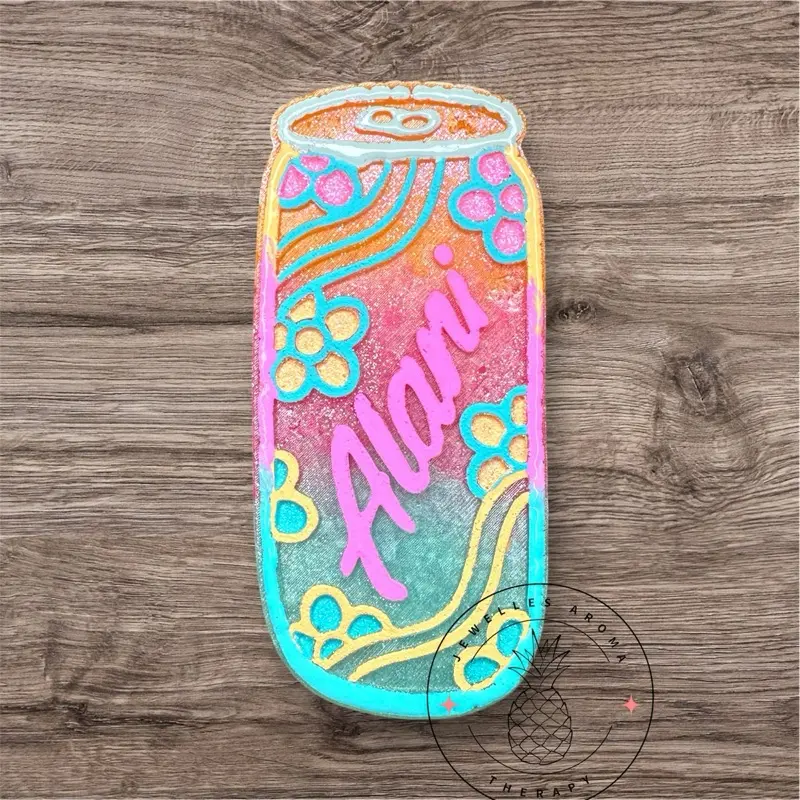 Alani can with flowers groovy car Freshie
