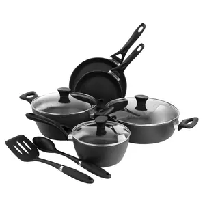 Oster Non Stick 10 Piece Aluminum Cookware Set
