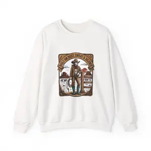 Frontier Cowboy Crewneck Sweatshirt | Western Americana, Vintage Rodeo