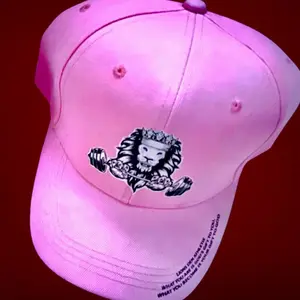 Lions DenAthletix Red Baseball Cap with Lion Logo Stylish Comfortable for Everyday Wear Pink Edition